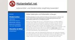Desktop Screenshot of mottenbefall.net